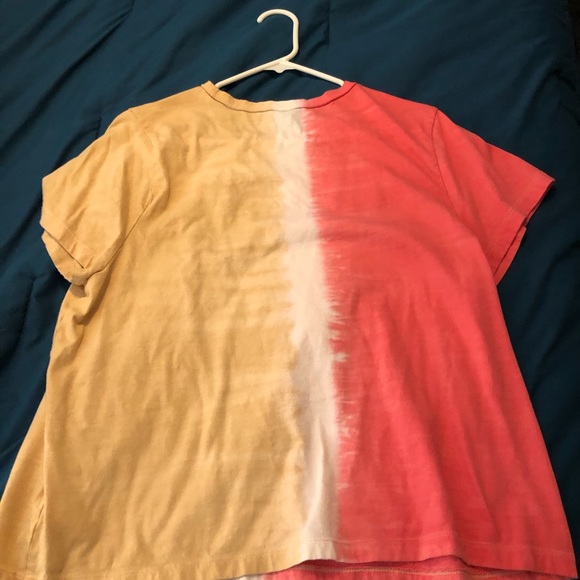 Wild Fable tshirt tie-dye split design trendy 1x - Picture 2 of 2